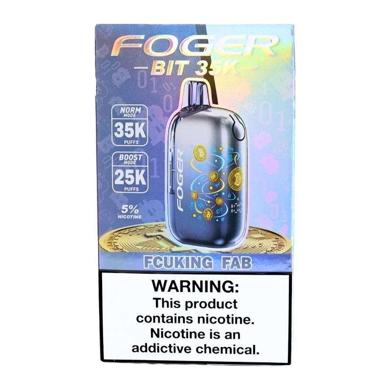 Foger BIT 35K 5% Nicotine Disposable (3500025000 Puffs ) 18.5 ml 5ct Display - Image 12