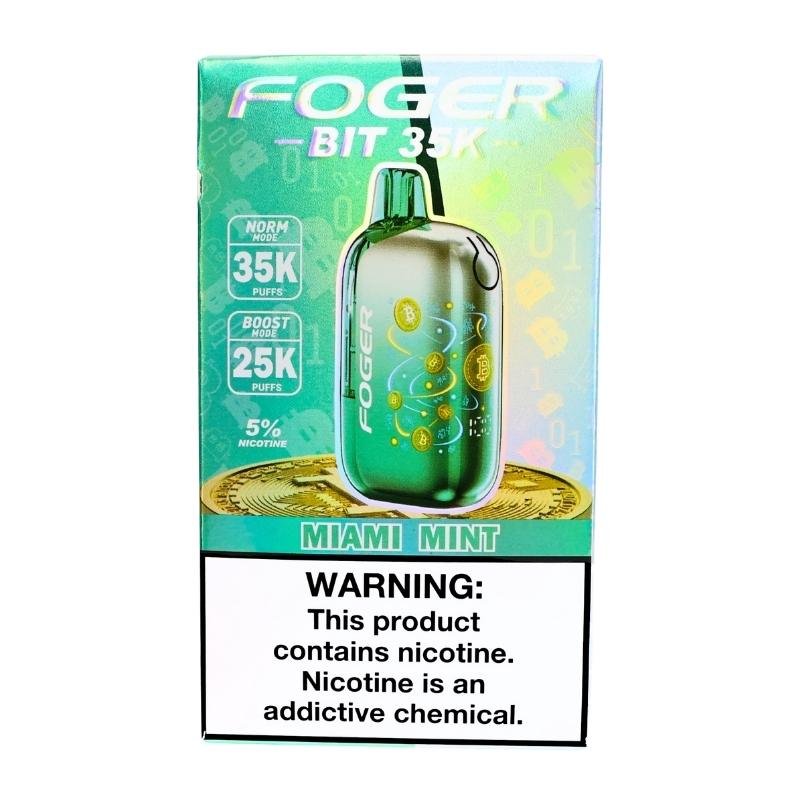 Foger BIT 35K 5% Nicotine Disposable (3500025000 Puffs ) 18.5 ml 5ct Display - Image 10