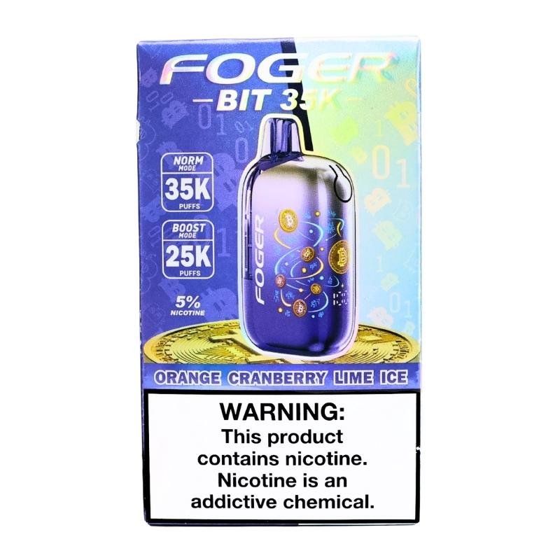 Foger BIT 35K 5% Nicotine Disposable (3500025000 Puffs ) 18.5 ml 5ct Display - Image 9