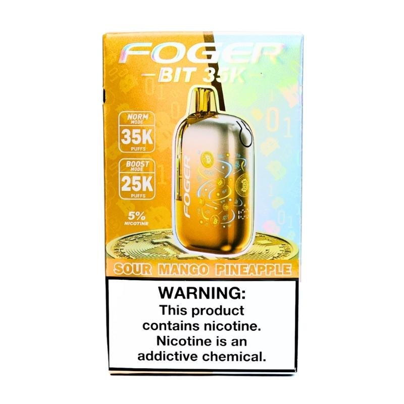 Foger BIT 35K 5% Nicotine Disposable (3500025000 Puffs ) 18.5 ml 5ct Display - Image 7