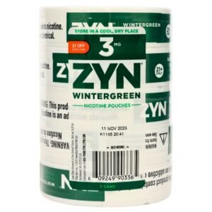 ZYN Nicotine 3mg Pouches ($1.00 OFF) 5ct Roll