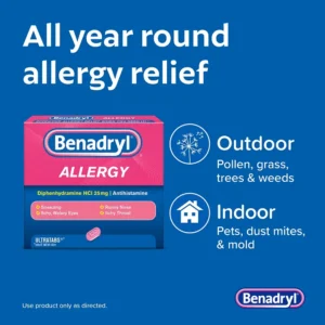 Benadryl Allergy Relief Tabletss
