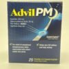 Advil PM pain reliever and nighttime sleep aid tablets