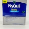 NyQuil cold and flu nighttime liquid medicine bottle