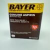 Bayer Genuine Aspirin pain relief tablets package