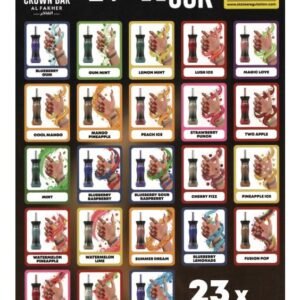 Al Fakher E-Hose 60K 0.6% Nicotine Vape 5ct Display