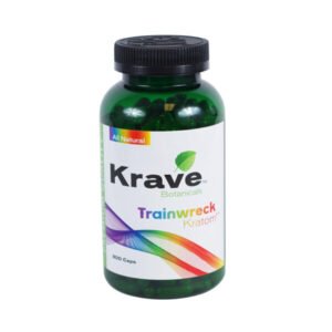 Krave Botanicals Kratom Capsules 300ct Bottle