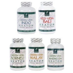 Whole Herbs Kratom Capsules 250ct Bottle