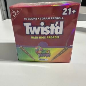 Twist’d Hash Hole Pre-Rolls 2g THC-A 20ct Display
