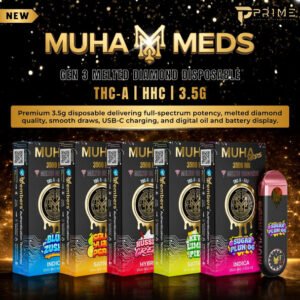 Muha&Med THC-A 3500 MG Disposable